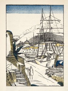 St Tropez, Gazette de Bon Ton, pub. 1920 (sabluunapainatus)