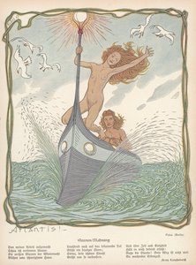 Atlantis! 1907, julkaistu teoksessa "Jugend" (litho)