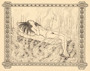 Poltettu tarjous, levy 4, portfoliosta "Signs of Life", pub. 1908 Berliinissä, kirjoittanut Fritz Heyder Verlag