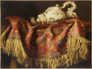 Asetelma maton kanssa, c. 1640. tekijältä Fieravino