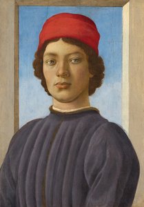 Nuoren muotokuva, n. 1485 (paneelissa öljyä ja temperaa) tekijältä Filippino Lippi