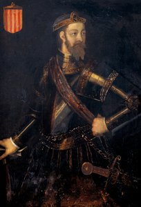 Muotokuva Ramon (Raymond) Borell I:stä (972-1017), Barcelonan, Geronan ja Ausonan jaarlista tekijältä Filippo Ariosto