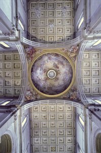 Näkymä vuonna 1425-46 rakennetun kupolin sisäpuolelta tekijältä Filippo Brunelleschi