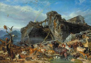 Vedenpaisumuksen jälkeen, noin 1865.