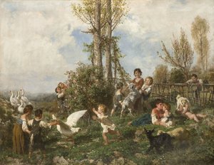 Kevät, 1868 tekijältä Filippo Palizzi