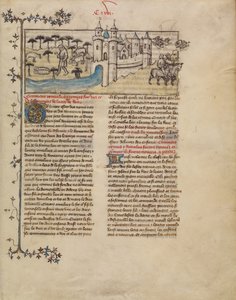 Romulus ja Remus tekijältä First Master of the Bible historiale of Jean de Berry
