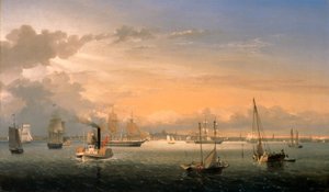 Bostonin satama tekijältä Fitz Henry Lane