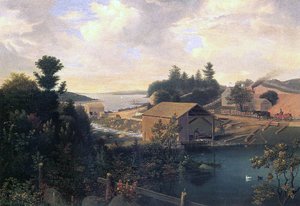Lanesvillen tehdas, 1849 tekijältä Fitz Henry Lane
