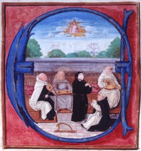 Add.15426 fol.86 Viiden järjestyksen konsertti tekijältä Flemish School