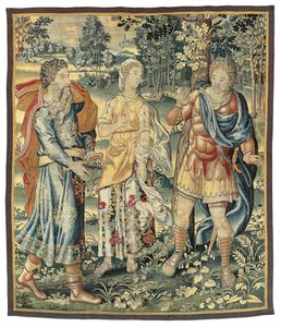 Raamatullinen kuvakudos, Bryssel, 1500-luvun puoliväli tekijältä Flemish School