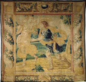 Brysselin mytologinen kuvakudos, 1600-luvun puoliväli tekijältä Flemish School