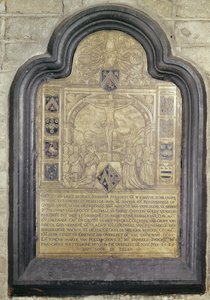 Francois van Wychhuusin epitafia, 1500-luvun loppu (messinki)