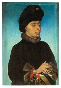 John The Fearless, Burgundin herttua (öljy paneelissa) tekijältä Flemish School