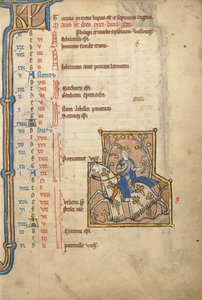 MS 14 f.5, toukokuu: Hawking, n. 1250 tekijältä Flemish School