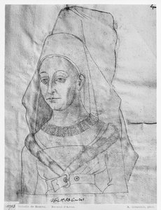 Ms 266 fol.63 Isabella of Bourbon, Charolais