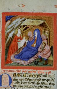 Ms Gen 1111 sivu Legenda Aureasta, Bruggesta, n. 1400-10 tekijältä Flemish School