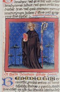 Ms Gen 1111 sivu Legenda Aureasta, Bruggesta, n. 1400-10 tekijältä Flemish School