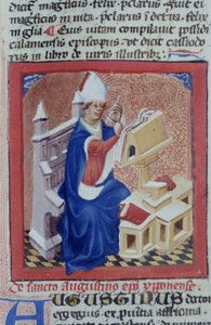 Ms Gen 1111 sivu Legenda Aureasta, Bruggesta, n. 1400-10 tekijältä Flemish School