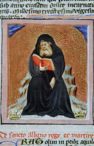 Ms Gen 1111 sivu Legenda Aureasta, Bruggesta, n. 1400-10 tekijältä Flemish School