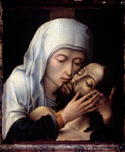 Pieta (maalaus, n. 1470) tekijältä Flemish School