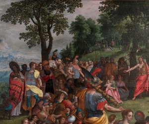 Johanneksen saarnaa autiomaassa tekijältä Flemish School
