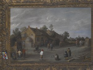 The Archers (öljy kankaalle) tekijältä Flemish School