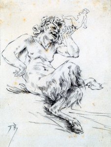 "Fauna", 1850-1898 tekijältä Félicien Rops