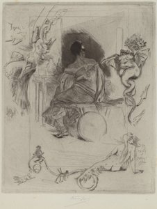 Viimeinen Maja, 1880. tekijältä Félicien Rops