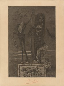 Korkein varapuheenjohtaja: Frontispiece, 1884. tekijältä Félicien Rops