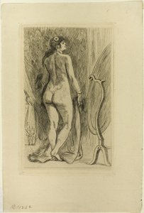 Pysyvä nainen turkisella tekijältä Félicien Rops