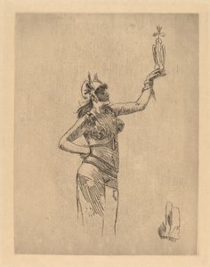 El Falconer La fauconniere. finlandès tekijältä Félicien Rops
