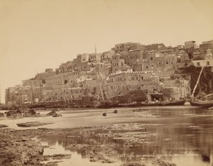 Jaffa, yleinen näkymä mereltä - Palestiina tekijältä Félix Bonfils