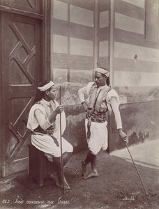 Tunne juoksijat Kairossa 1870-luvulla. tekijältä Félix Bonfils