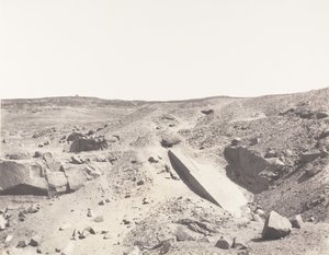 Aswan Syene, Granite Quarries - Ancient Extraction System, 1851-52, painettu 1853-54.