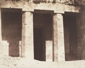 Beni Haçan, Hypogean-arkkitehtuuri, Amonein hauta, 1851-52. tekijältä Félix Teynard