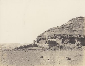 El-Kab éléthya, Hemi-Spéosin yleinen näkymä, 1851-52, painettu 1853-54.