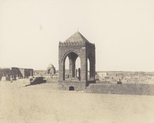 Kairo, Mamelukien hautausmaa, 1851-52, painettu 1853-54. tekijältä Félix Teynard