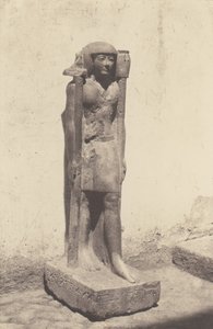 Syout Lycopolis, Tohtori Cunylle kuuluva patsas, 1851-52, painettu 1853-54. tekijältä Félix Teynard