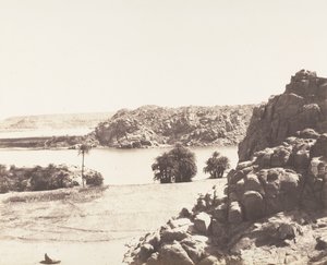 Tâfah, Graniittikivet Niilin rannoilla, 1851-52, painettu 1853-54. tekijältä Félix Teynard