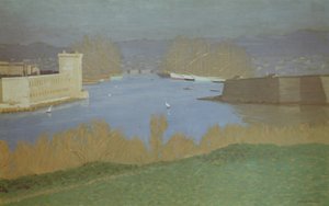 Marseillen satama tekijältä Félix Vallotton