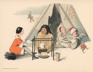 Kuvitus The Golliwoggs Polar Adventuresista