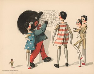 Kuvitus The Golliwoggs Polar Adventuresista
