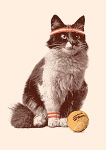 Tennis Cat, 2021 (digitaalinen)