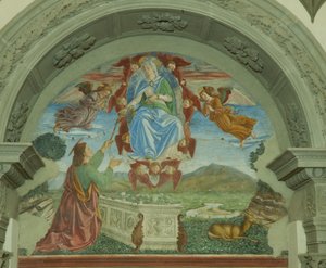 Neitsyt Marian taivaaseenastuminen tekijältä Florentine School