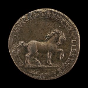 Hevonen Pawing the Earth, n. 1545 (valettu ei-sterlinghopea) (6240388:n kääntöpuoli)
