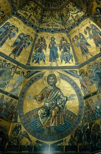 Mosaiikki Firenzen St Johns Baptistryn kupolikatossa (mosaiikki)