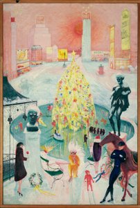 Joulu, n. 1930-40 (öljy kankaalle)
