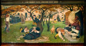 Chethamin elämänunelma AD 1640 tekijältä Ford Madox Brown