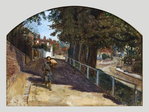 Heath Street, Hampstead tekijältä Ford Madox Brown