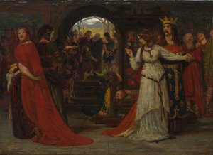 Kuningas Lear, n. 1860. tekijältä Ford Madox Brown